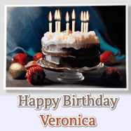 Happy Birthday Veronica GIF