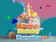 Happy Birthday Veronica GIF
