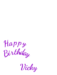 Happy Birthday Vicky GIF