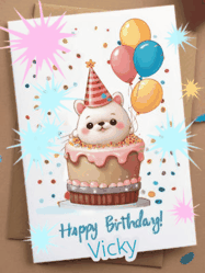 Happy Birthday Vicky GIF