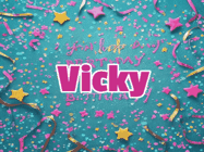 Happy Birthday Vicky GIF