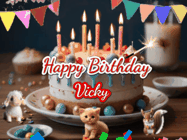 Happy Birthday Vicky GIF