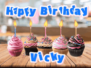 Happy Birthday Vicky GIF