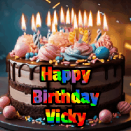 Happy Birthday Vicky GIF