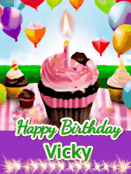 Happy Birthday Vicky GIF