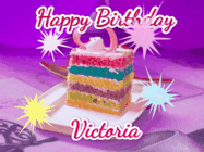 Happy Birthday Victoria GIF