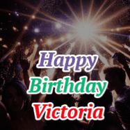 Happy Birthday Victoria GIF