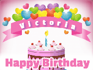Happy Birthday Victoria GIF