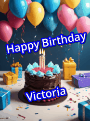 Happy Birthday Victoria GIF