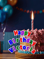 Happy Birthday Victoria GIF