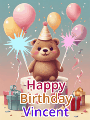 Happy Birthday Vincent GIF