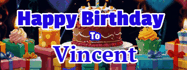 Happy Birthday Vincent GIF