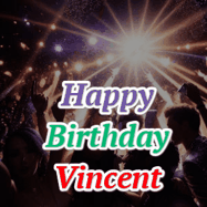 Happy Birthday Vincent GIF
