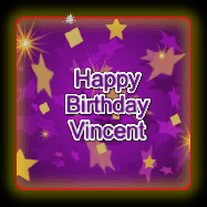 Happy Birthday Vincent GIF