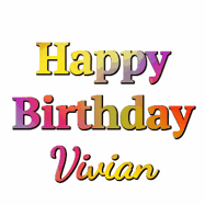 Happy Birthday Vivian GIF