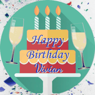 Happy Birthday Vivian GIF