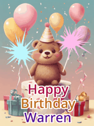 Happy Birthday Warren GIF
