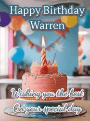 Happy Birthday Warren GIF