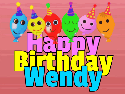 Happy Birthday Wendy GIF 107