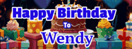 Happy Birthday Wendy GIF