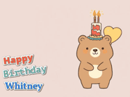 Happy Birthday Whitney GIF