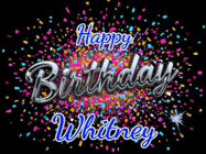 Happy Birthday Whitney GIF