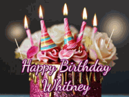 Happy Birthday Whitney GIF