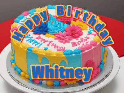 Happy Birthday Whitney GIF 36
