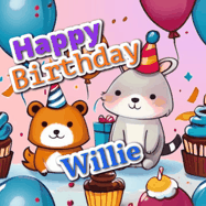 Happy Birthday Willie GIF