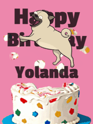 Happy Birthday Yolanda GIF