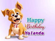 Happy Birthday Yolanda GIF