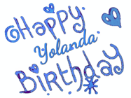 Happy Birthday Yolanda GIF