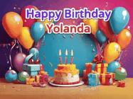 Happy Birthday Yolanda GIF