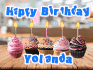 Happy Birthday Yolanda GIF