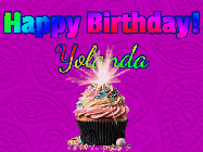 Happy Birthday Yolanda GIF