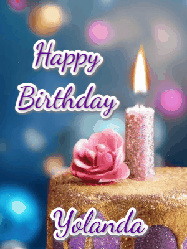 Happy Birthday Yolanda GIF