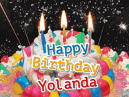 Happy Birthday Yolanda GIF