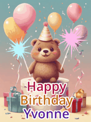 Happy Birthday Yvonne GIF