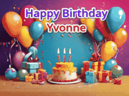 Happy Birthday Yvonne GIF