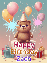 Happy Birthday Zach GIF