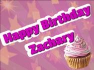 Happy Birthday Zachary GIF