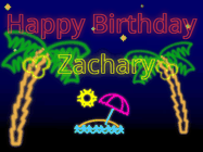 Happy Birthday Zachary GIF