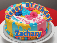 Happy Birthday Zachary GIF