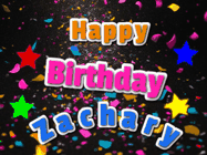 Happy Birthday Zachary GIF