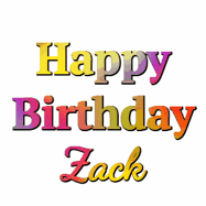 Happy Birthday Zack GIF