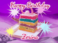 Happy Birthday Zerina GIF