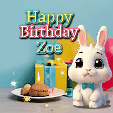 Happy Birthday Zoe GIF 113