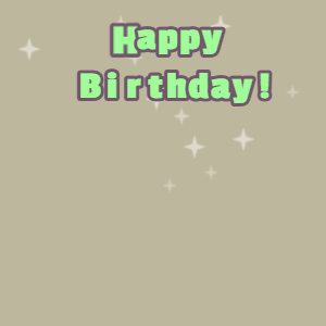 Happy Birthday GIF, birthday-10002 @ Editable GIFs, Candy cake GIF malta, salt box & mint green text