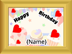 Happy Birthday Gifs To Customize