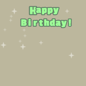 Happy Birthday GIF, birthday-10602 @ Editable GIFs, Candy cake GIF malta, glade green & mint green text